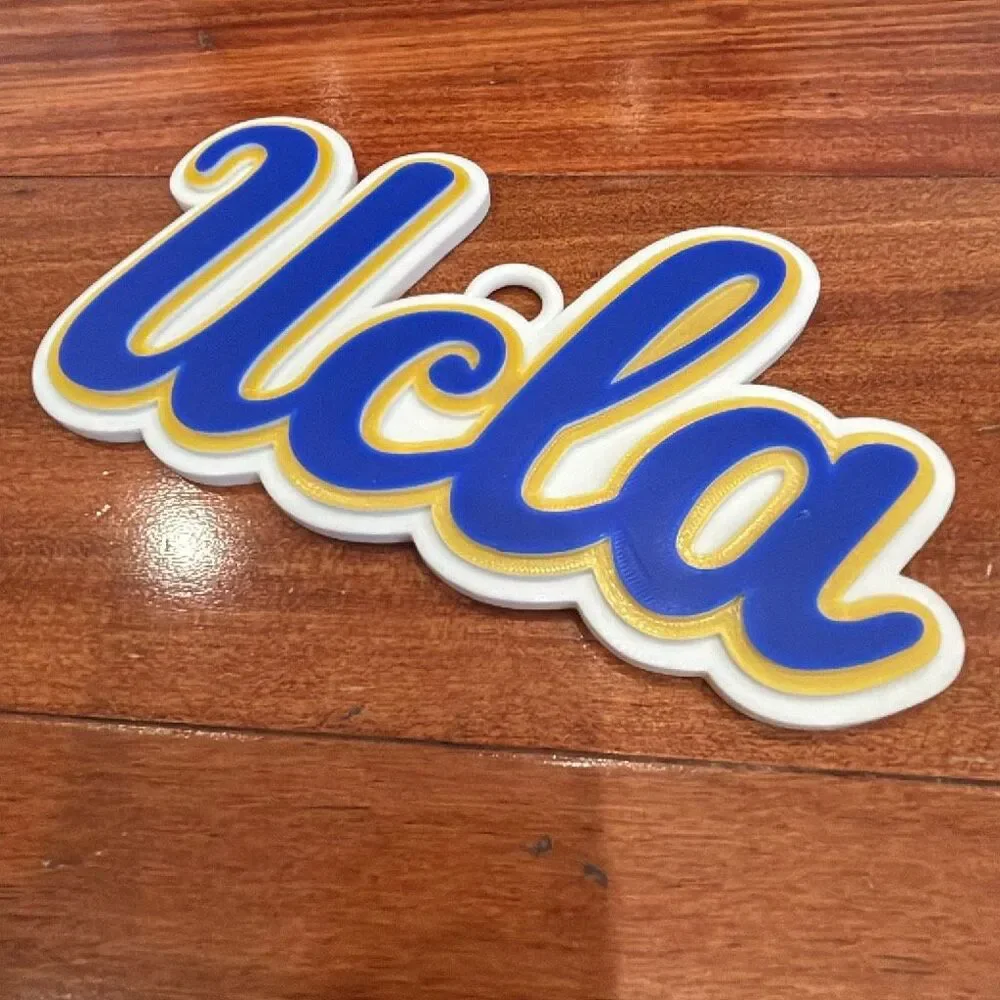 UCLA Pendant Oversized Chain Wall Décor Collegiate Bruins Fan Gift Dorm Room